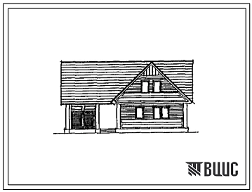 Типовой проект 144-000-883с.13.91 6-ти комнатный мансардный жилой дом из местных материалов для индивидуальных застройщиков в городах и поселках городского типа республики Грузия