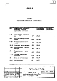 Альбом 9 Ведомости потребности в материалах