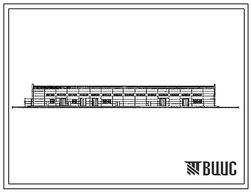 Типовой проект 503-4-70.13.91 Производственный корпус автотранспортного предприятия на 100 грузовых автомобилей с частично закрытой стоянкой (для строительства в Западно-Сибирской зоне )