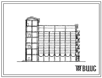 Типовой проект 817-187 Склад комбикормов емкостью 1500 т.