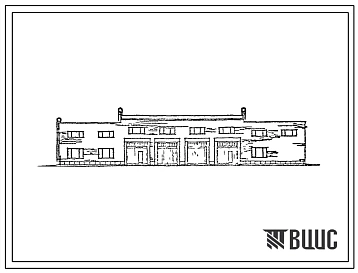 Типовой проект ХФ-75 (14-71-КК) Пункт технического обслуживания и ремонта техники инженерных войск
