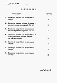 Альбом 4 Раздел 8-3 Ведомости потребности в материалах 