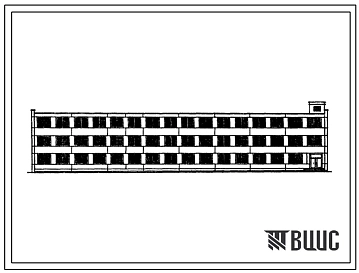 Типовой проект 416-4-76 (п.п.) Здание бытовых помещений на 500 человек при вагонном депо