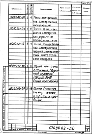 Альбом 1 Тепловой контроль и автоматика. Рабочий проект