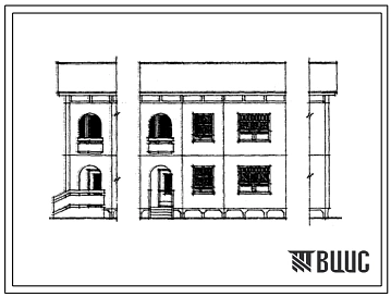 Типовой проект 228-08сп.84 2-этажная блок-квартира типа 5Б в двух уровнях. Для строительства в 4А и 4Г климатических подрайонах Узбекской ССР сейсмичностью 7,8,9 баллов на грунтах 2 типа просадочности.