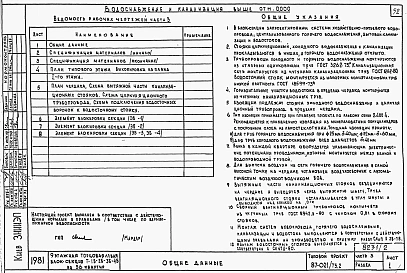 Альбом 2 Части 1.85, 2,3,4,5,6 Архитектурно-строительные чертежи, отопление и вентиляция, водоснабжение и канализация, газоснабжение, электрооборудование, устройства связи выше отм.0.000