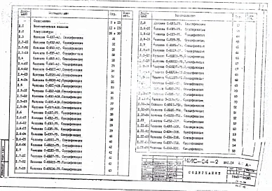 Выпуск 14 Часть 1 Многоэтажные железобетонные колонны сечением 300х300 и 300х350 мм для зданий до 4 этажей с высотой этажа 3,3 и 4,2 м. Опалубочные чертежи и армирование