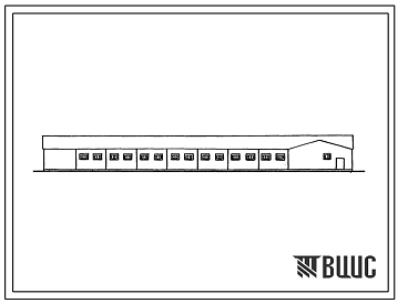 Типовой проект 801-3-69.13.86 Коровник на 70 сухостойных коров с родильным отделением на 60 коров (для строительства в Белорусской ССР)