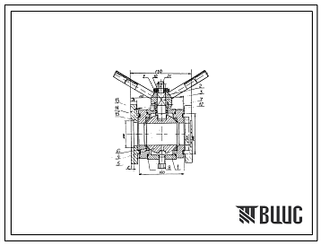 Шифр КШ50-00.000 Кран шаровый КШ50-00.000