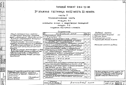 Часть 7 Технологическая часть. Интерьеры жилых и общественных помещений. Пищеблок ресторана и буфета.