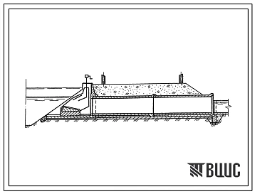 Типовой проект 820-1-26с.83 Регуляторы-водовыпуски со стабилизатором расхода из канала в лоток с переездом