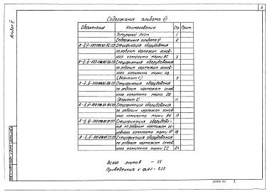 Альбом 6 Спецификация оборудования.    