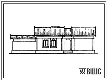 Типовой проект 188-149-20сп.13.87 1-этажный 1-квартирный жилой дом с 6-комнатными квартирами со стенами из монолитного керамзитобетона. Для строительства в Узбекской ССР.