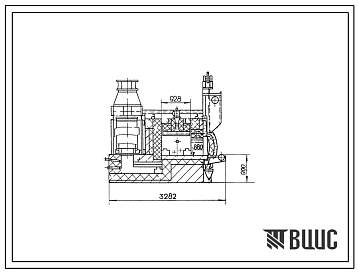 Типовой проект 406-9-257.83 Печь нагревательная двухкамерная, размеры пода 2(1,04х0,93) м, на газе низкого давления с отводом дыма вверх