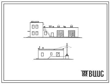Типовой проект 603-61 Здания производственной базы аварийно-профилактической службы для РРЛ