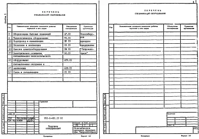 Альбом 5 Спецификация оборудования    