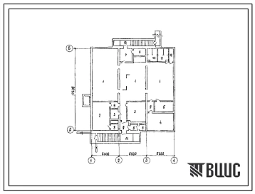 Типовой проект А-II,III,IV-300-381.87 Склад материалов и оборудования отдельно стоящий заглубленный. Стены монолитные железобетонные, (убежище на 300 человек, размеры убежища 18м на 17,5м,режимы вентиляции 1,2,3).