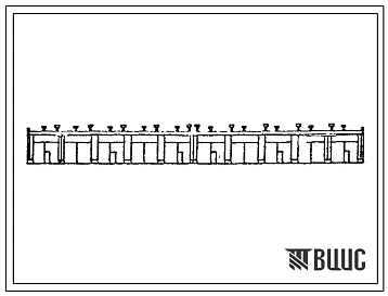 Типовой проект ХФ-71.81 (21-63-КП) Хранилище на 20 гусеничных машин. Отапливаемое. Со стенами из  панелей