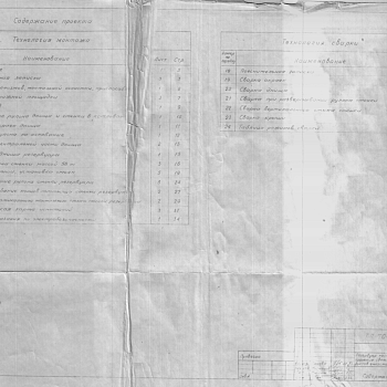 Состав фльбома. Типовой проект 704-1-191.86Альбом 5. Проект производства работ. Часть 1. Технология монтажа и сварки. Часть 2. Монтажные приспособления.