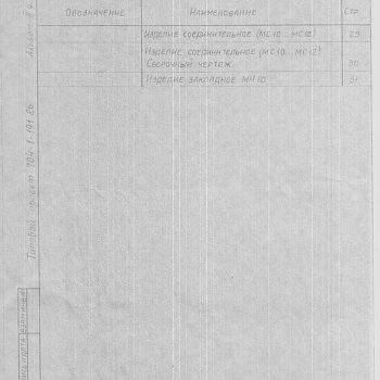 Состав фльбома. Типовой проект 704-1-191.86Альбом 2. Каземат, основание и фундамент. Часть 1. Архитектурно-строительные решения. Часть 2. Изделия.