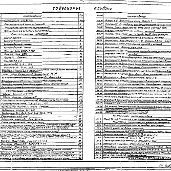 Состав фльбома. Типовой проект 901-3-177Альбом 2 Отстойники и фильтры. Архитектурно-строительная часть