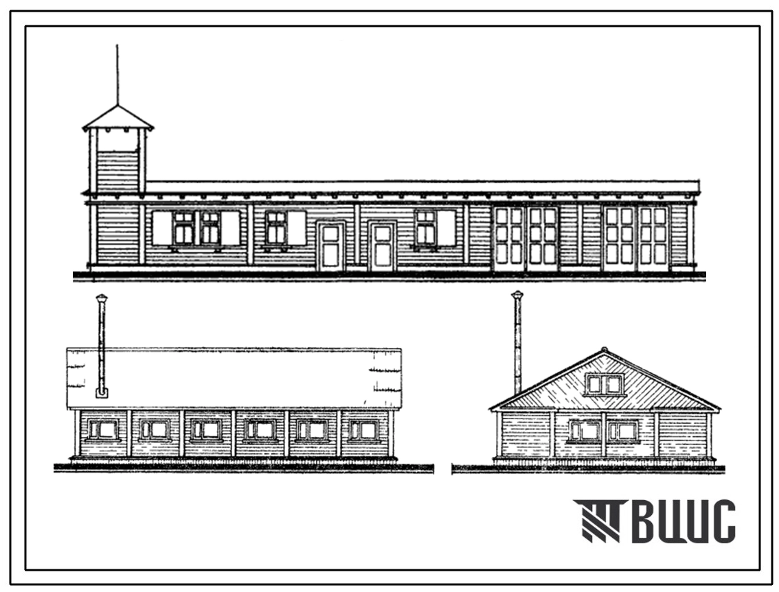 Типовой проект 401-2-6 Полевая производственная база для участка добычи фрезерного торфа с годовой программой до 150 тыс.т (вариант на суходоле).