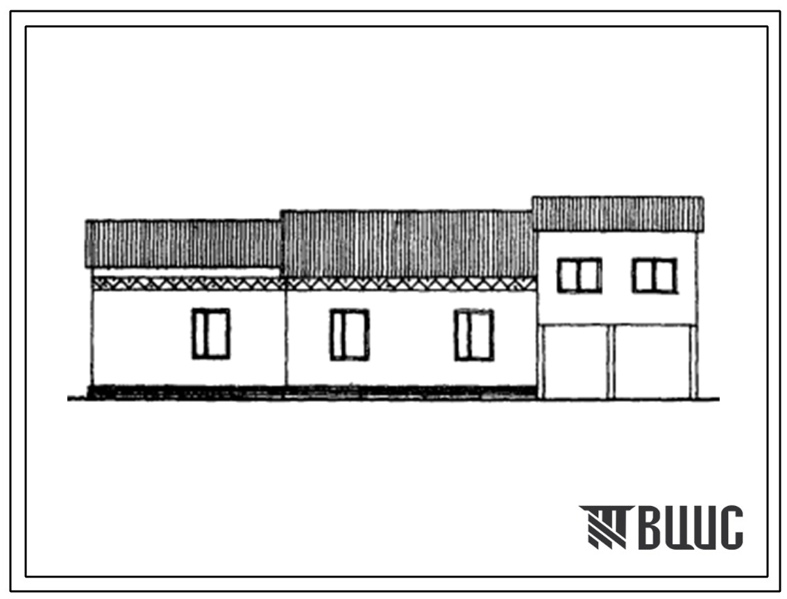 Типовой проект 184-000-539с.13.86 Одноэтажный одноквартирный жилой дом с 4-комнатной квартирой и балаханой для индивидуальных застройщиков (предгорная подзона Узбекской ССР)