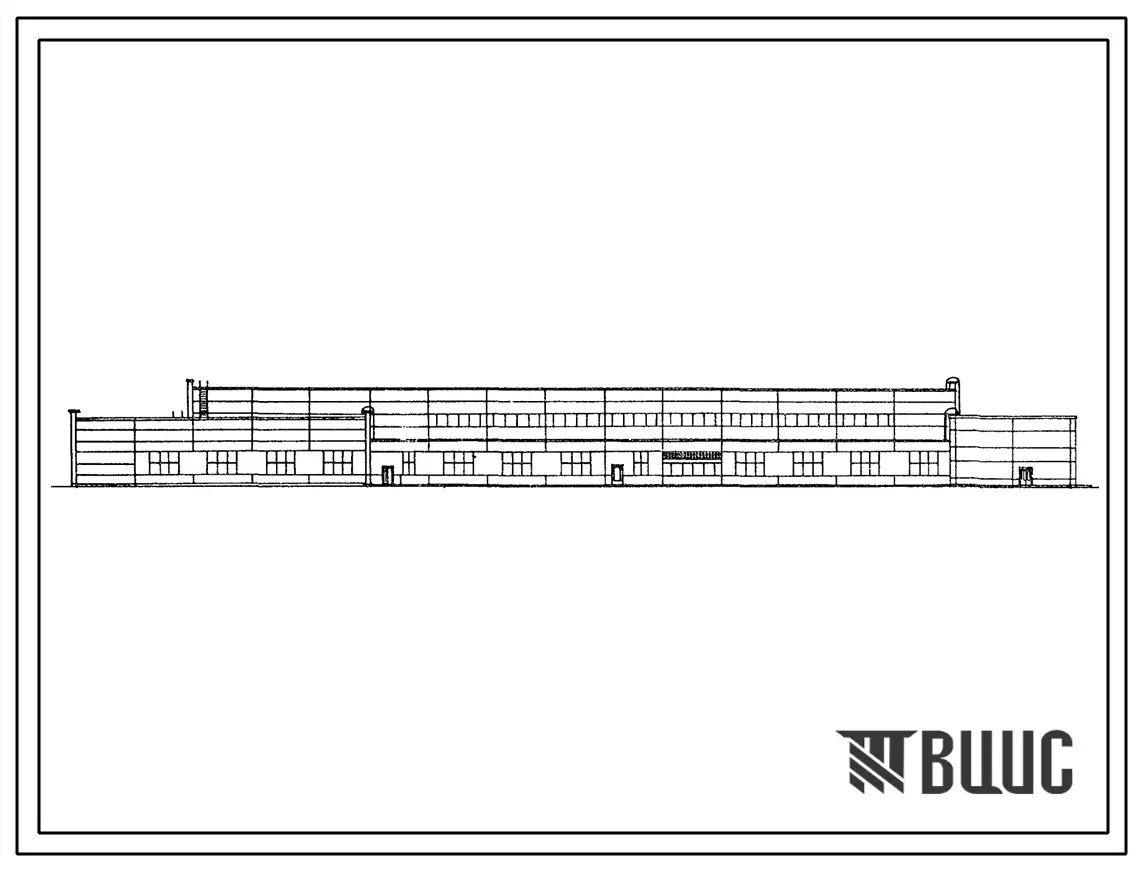 Типовой проект 501-9-34.87 Главный корпус с производственной программой 600 тыс. руб. в год эксплуатационно-ремонтной базы (ЭРБ) с производственной программой 700 тыс. руб. в год для механизированной дистанции пути