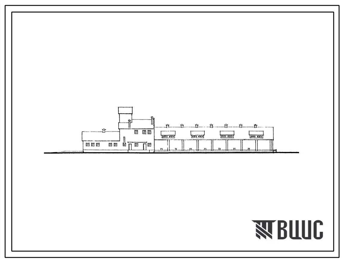 Типовой проект 266-3п-65 Зернохранилище на 800 тонн