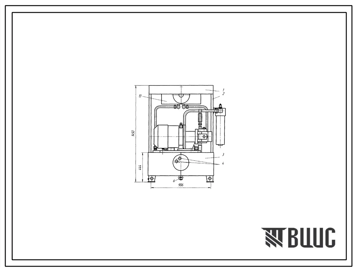 Шифр 1С160.Б.РГ1.5,5.97.11Б.ПС Насосная установка 1С160.Б.РГ1.5,5.97.11Б