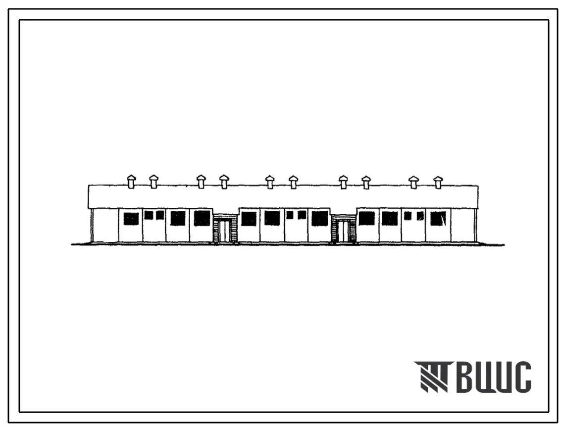 Типовой проект 803-113 (п.п.) Овчарня на 800 овцематок с весенним ягнением
