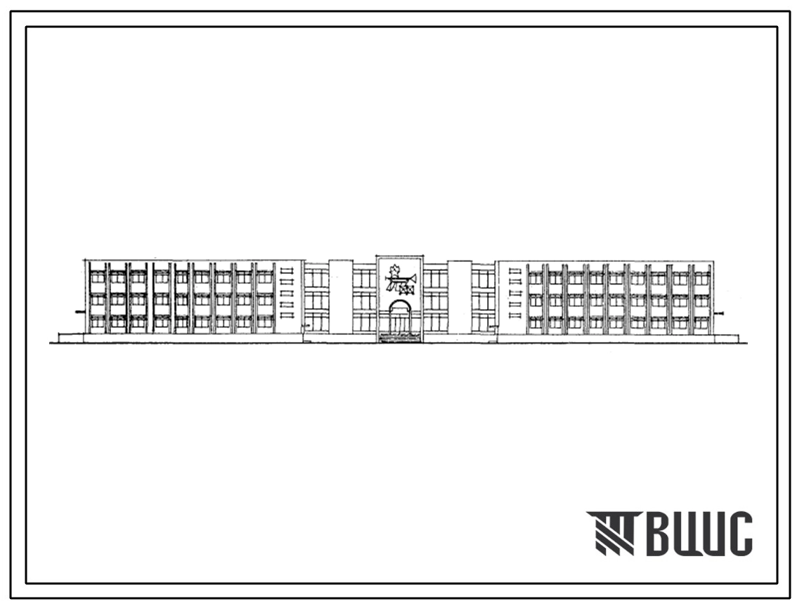 Типовой проект 224-1-473с.86 Средняя школа на 18 классов (689-704 учащихся) со стенами из кирпича