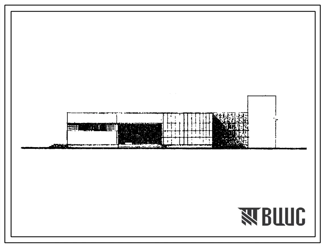 Типовой проект 272-32-43сп Блоки-здания предприятий обслуживания населения, пристраиваемые к жилым домам (с шестью технологическими планировками), в конструкциях серии ИИС-04