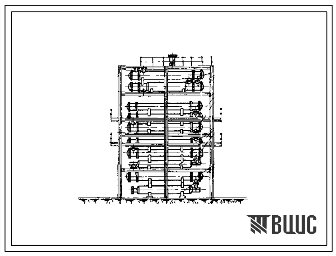 Типовой проект 906-1-1 Холодильная станция производительностью 2000000 ккал/час на базе абсорбционной водоаммиачной машины АХМ-2,0/25