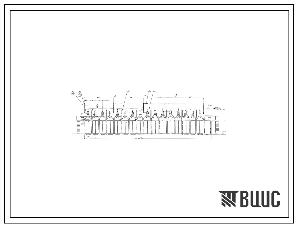 Проект 12052.01 Сушило 16-камерное с внешней рециркуляцией для сушки кирпича