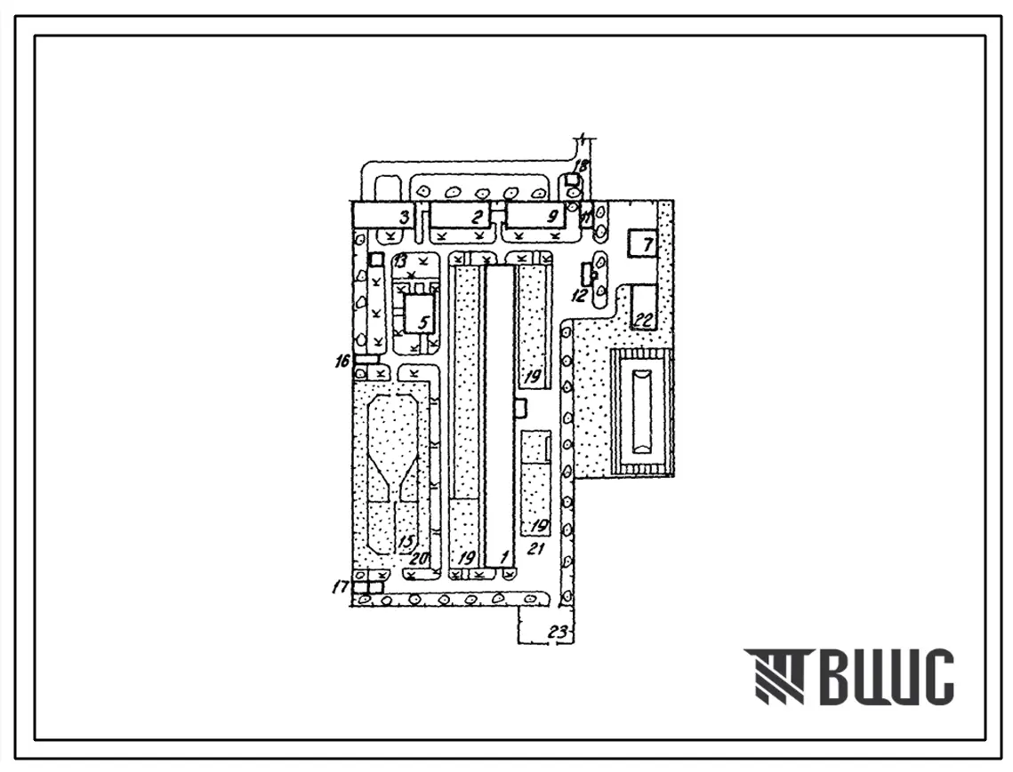 Типовой проект 804-01-3с.84 Кумысные фермы на 100, 200, 300 и 400 дойных кобыл с выращиванием жеребят до 10 месячного возраста.