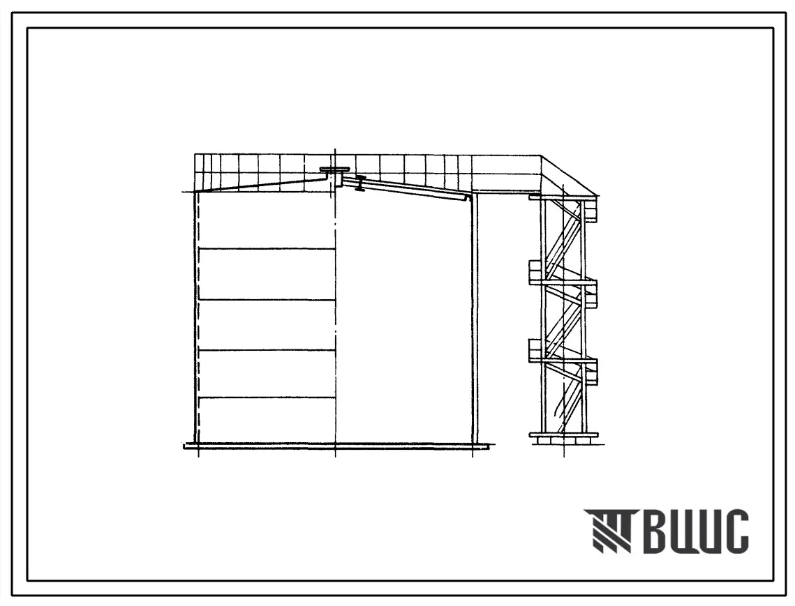 Типовой проект 705-4-43С Резервуар однослойный стальной для хранения агрессивных химических продуктов емкостью — 400 м?.