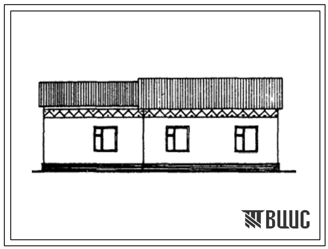 Типовой проект 184-000-538с.13.86 Одноэтажный одноквартирный жилой дом с 4-комнатной квартирой для индивидуальных застройщиков (предгорная подзона Узбекской ССР)
