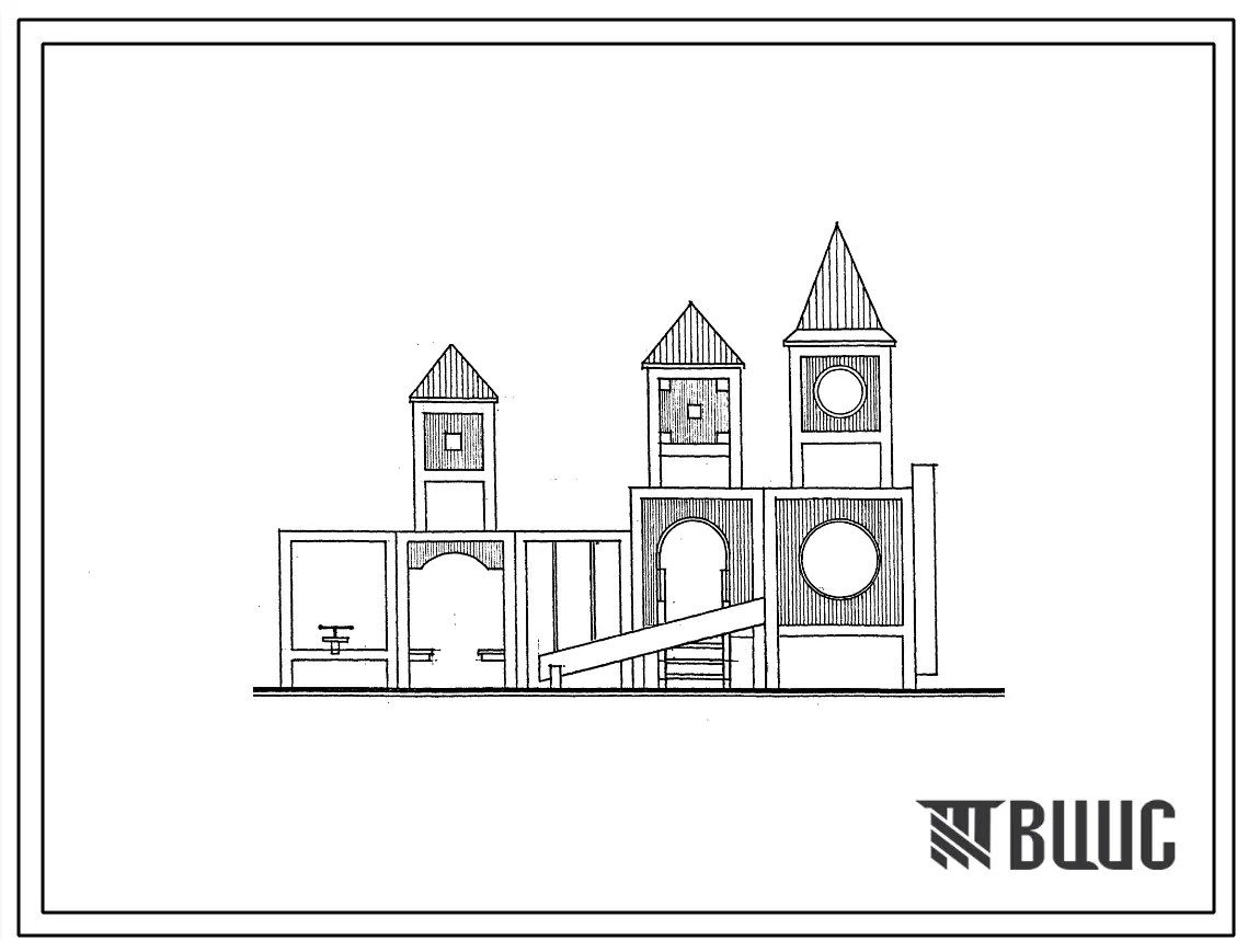 Шифр 1980-2 Малые архитектурные формы для парков, садов и скверов Ленинграда(1980г.)