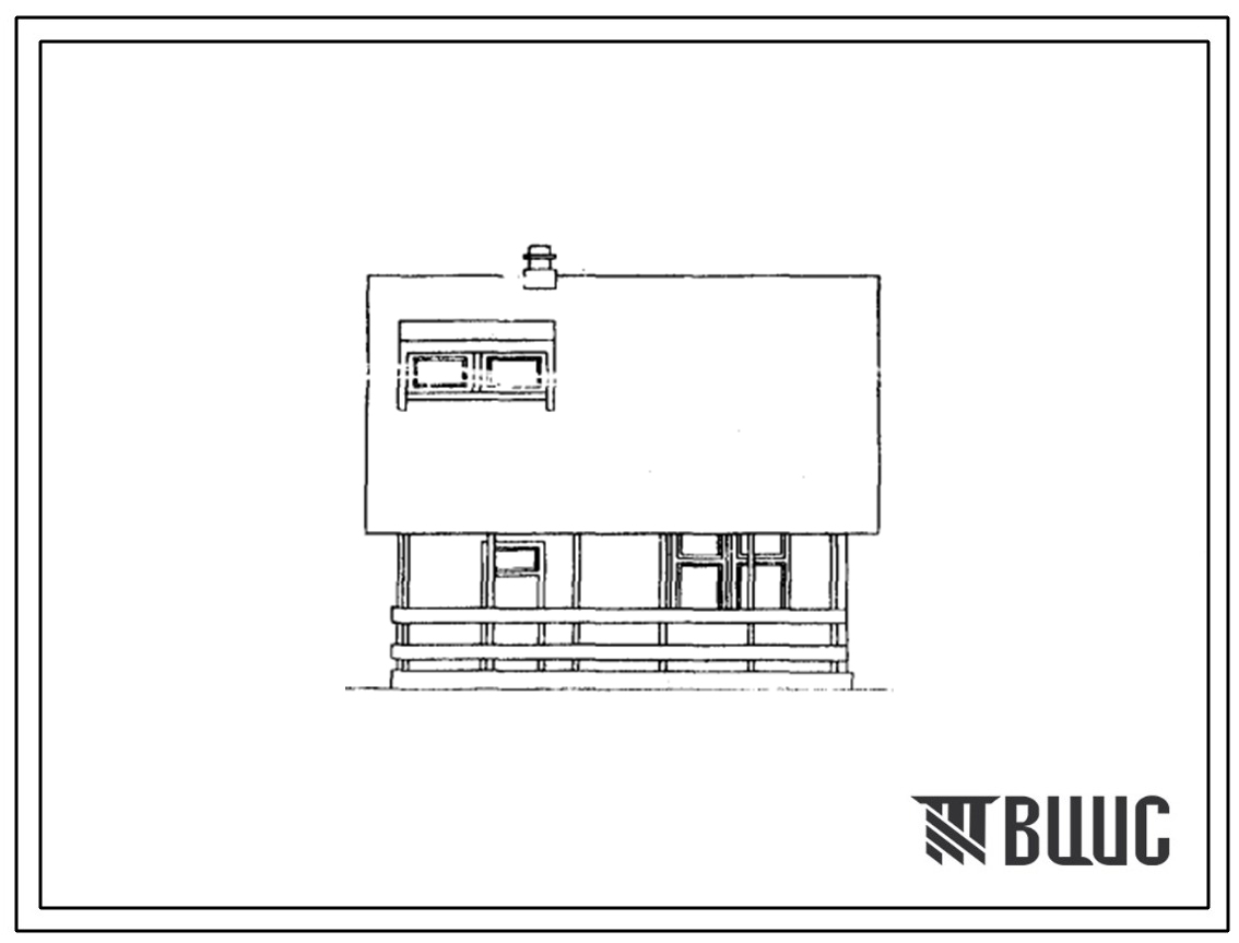 Типовой проект 184-000-48с Мансардный трехкомнатный садовый летний домик. Для строительства в 4А климатическом подрайоне Туркменской ССР сейсмичностью 7 баллов