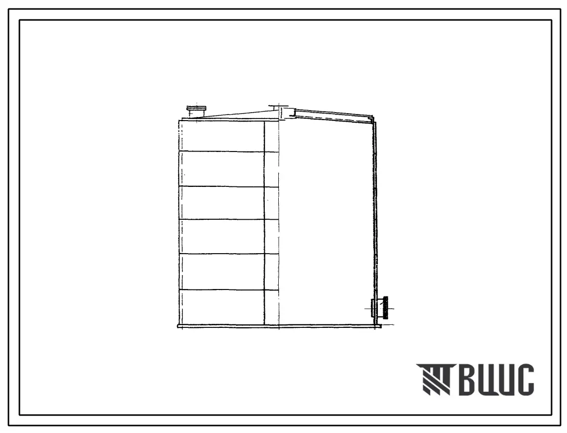Типовой проект 705-6-6с.83 Резервуар вертикальный для неагрессивных химических продуктов емкостью 500 м3