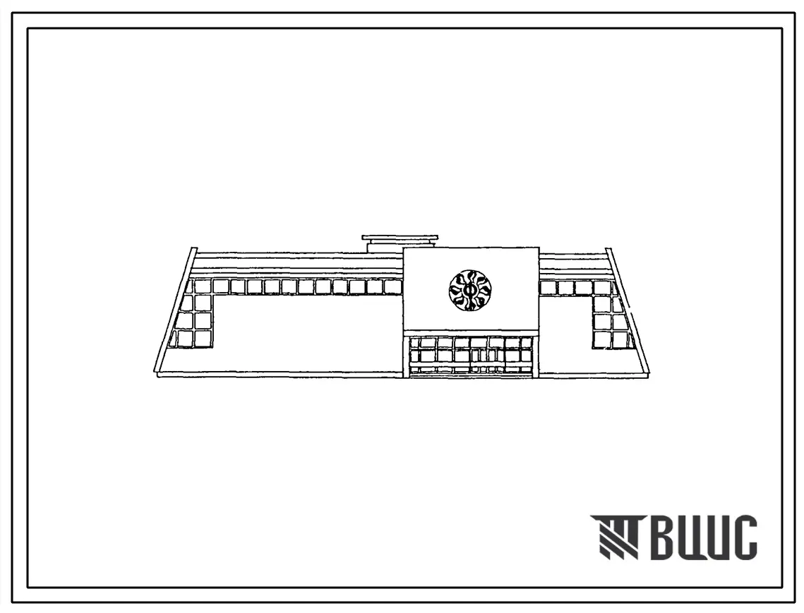 Типовой проект 291-8-17с.87 Физкультурно-оздоровительный комплекс  в легких металлических конструкциях (ФОК-2). Сейсмичность 7, 8 баллов. Здание одноэтажное. Стены из трехслойных металлических панелей.