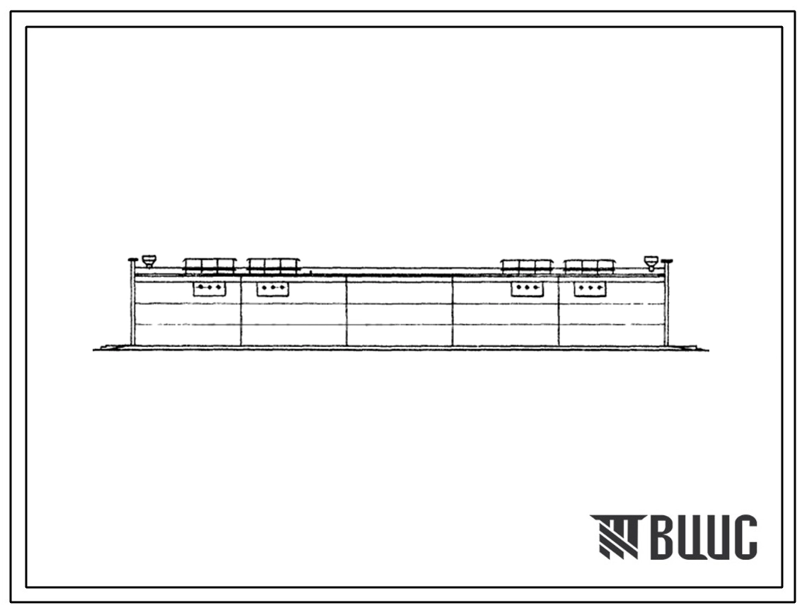 Типовой проект 407-3-237 ЗРУ 6-10 кв с большим количеством отходящих кабелей и каналами внутри здания (9,0х30,0 м)