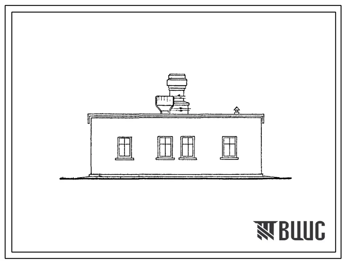 Типовой проект 17-117-2 (3049) Котельная паропроизводительностью 500000 ккал/час, стены кирпичные.