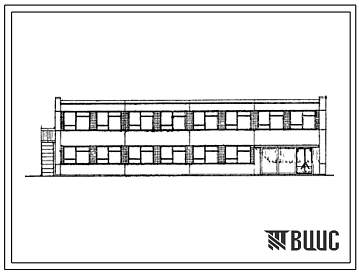 Типовой проект 416-3-5 Машиносчетная станция для ЦСУ СССР. Каркас сборный железобетонный. Стены из керамзитобетонных панелей.