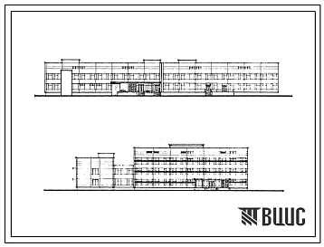Типовой проект 252-2-12с Главный корпус родильного дома на 130 коек в конструкциях ИИС-04 для районов с сейсмичностью 7-8 баллов. Гинекологическое отделение и женская консультация.