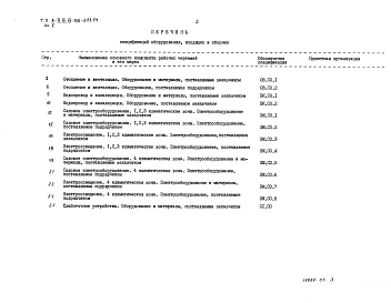 Альбом 5 Спецификации оборудования