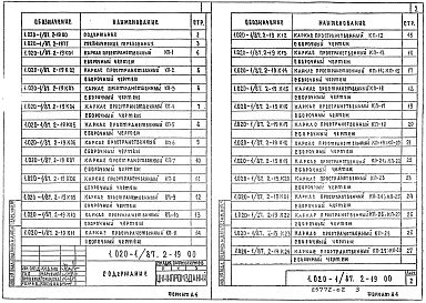 Выпуск 2-19 Колонны из бетона класса В30 для зданий с высотой этажей 4,8; 4,8 (6,0) и 3,6 м. Пространственные каркасы. Рабочие чертежи