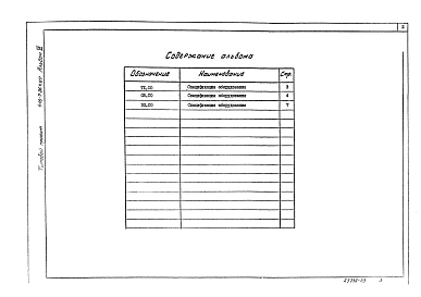 Альбом 3 Спецификации оборудования