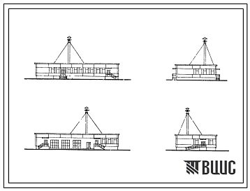 Типовой проект 252-9-47с Гараж и патологоанатомическое отделение психиатрической больницы на 500 коек, в каркасно-панельных конструкциях серии ИИС-04, для строительства в 4 климатическом районе сейсмичностью 7 и 8 баллов